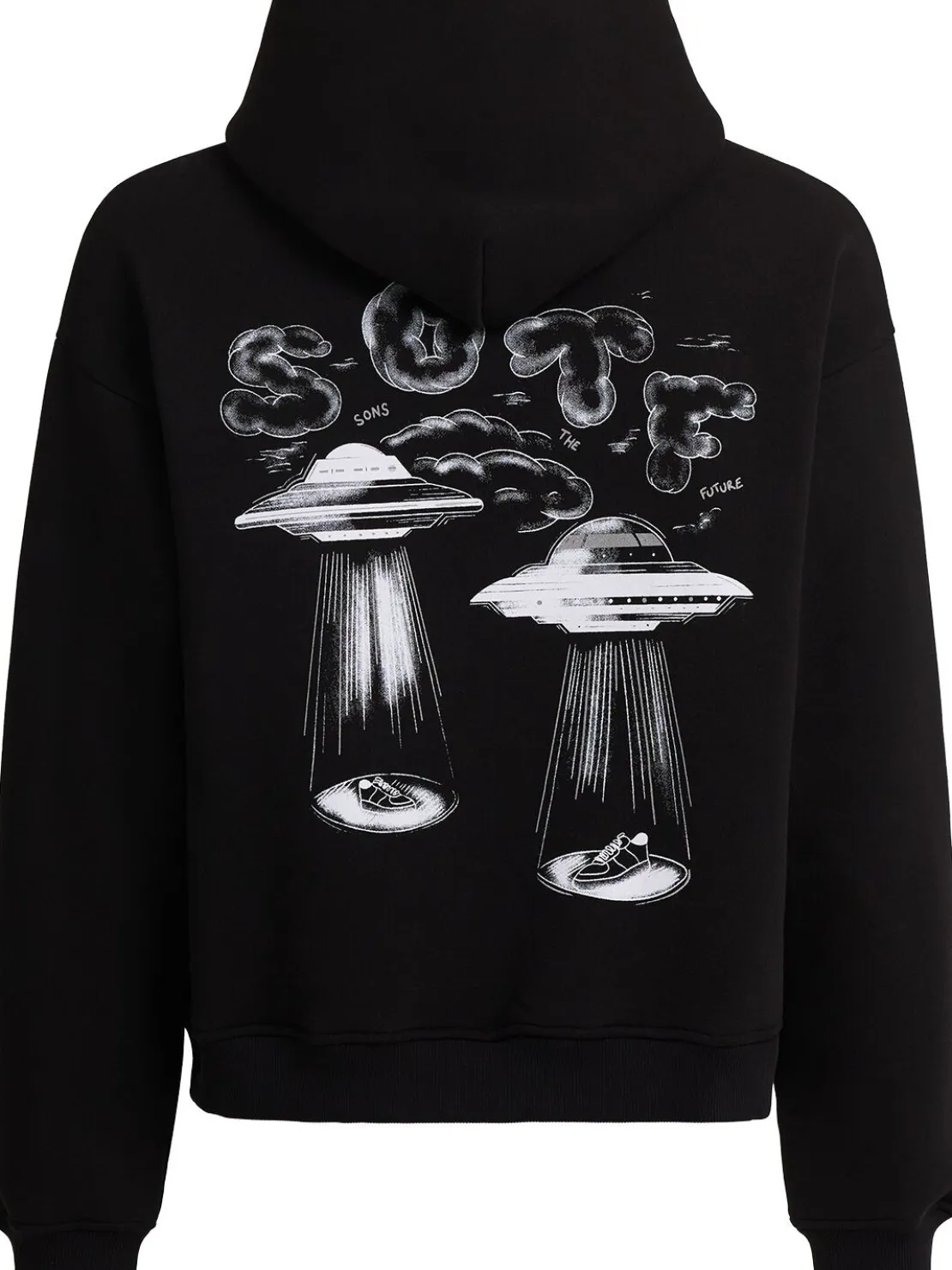 Felpa UFO con cappuccio