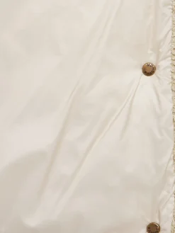 Fleurs bouclé nylon down jacket