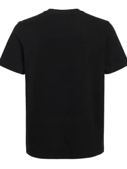 Flocked logo cotton t-shirt