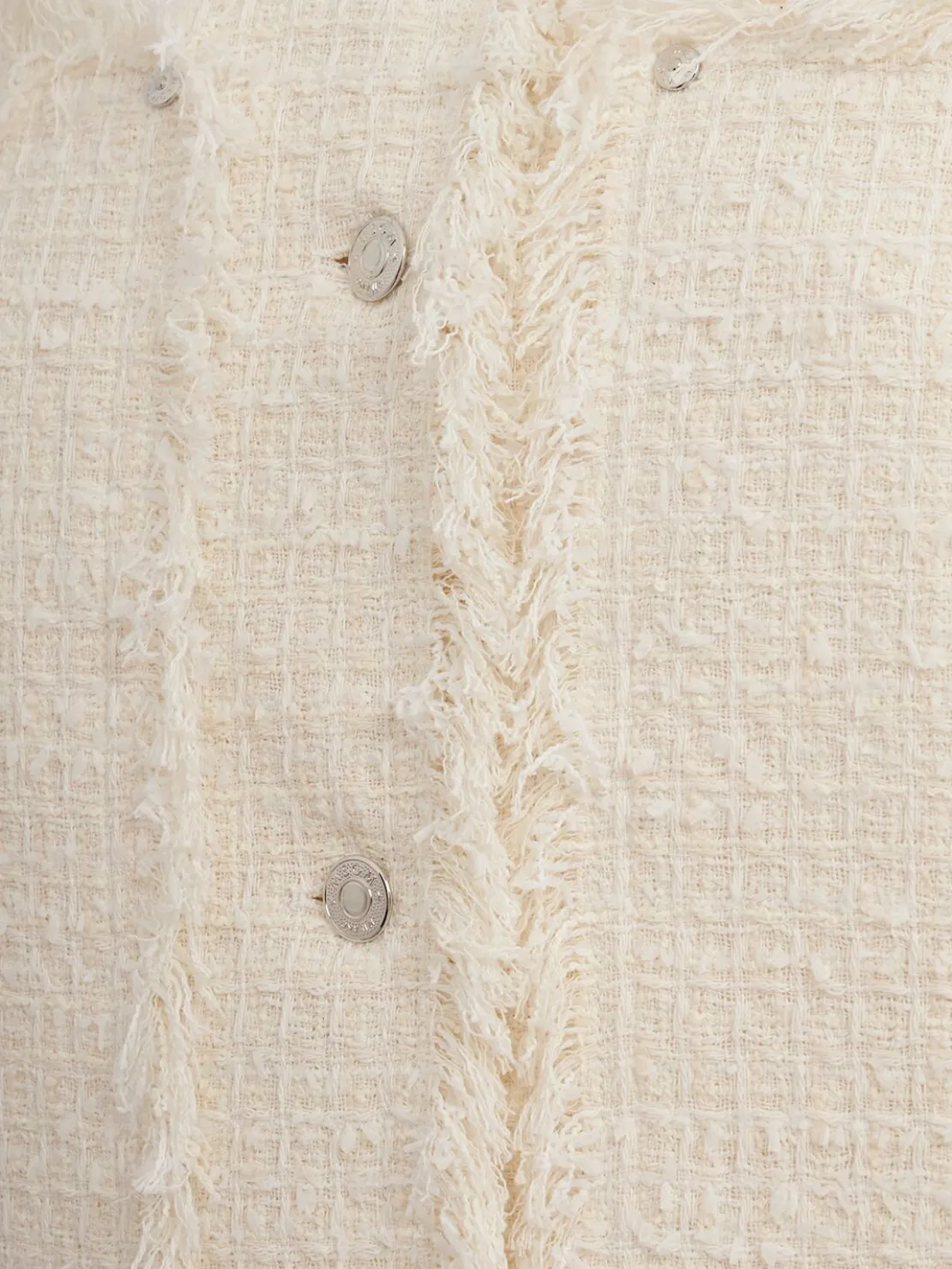 Fringed bouclé blazer