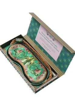 Gemini printed silk sleep mask