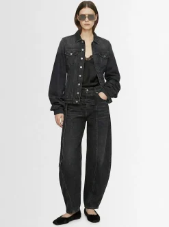 Giacca aderente con maniche oversize