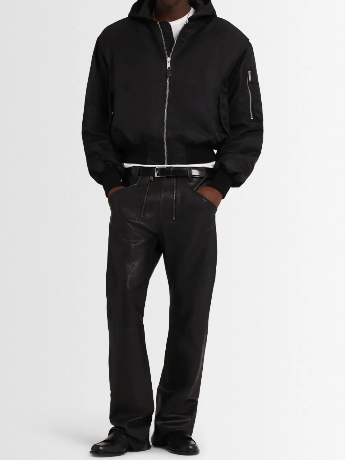 Giacca bomber con cappuccio