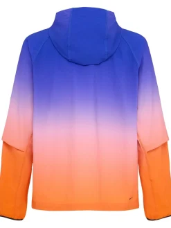 Giacca con zip e cappuccio