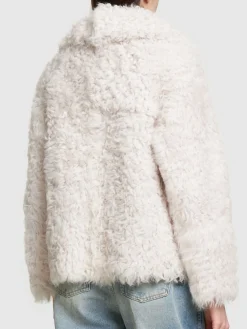 Giacca corta in shearling