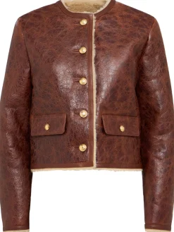 Giacca corta Zanie in shearling