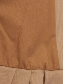 Giacca cropped in tela di cotone