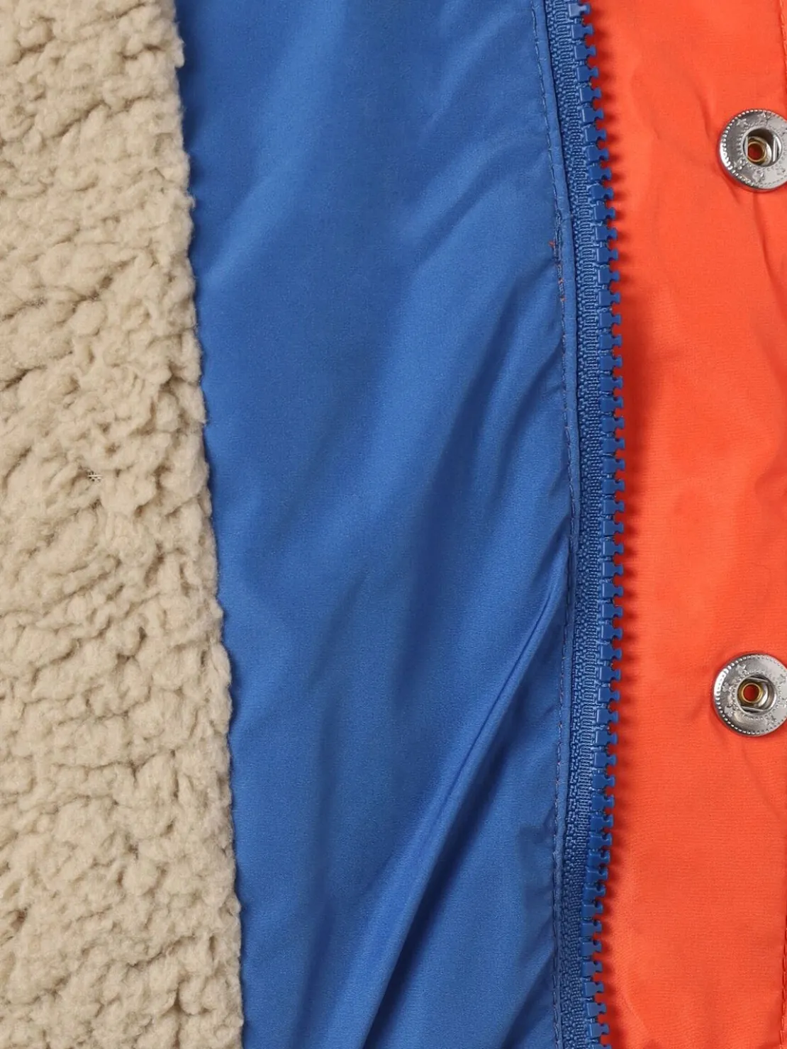 Giacca imbottita color block