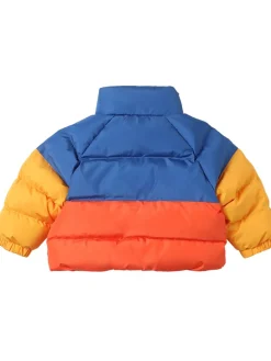 Giacca imbottita color block