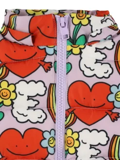 Giacca imbottita con stampa