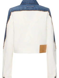 Giacca in denim Petit Grand cotone trompe l'oeil