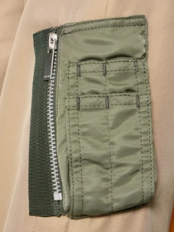 Giacca in gabardina e twill di misto cotone