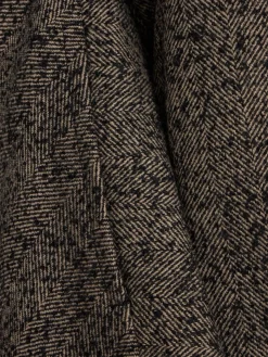 Giacca in lana chevron