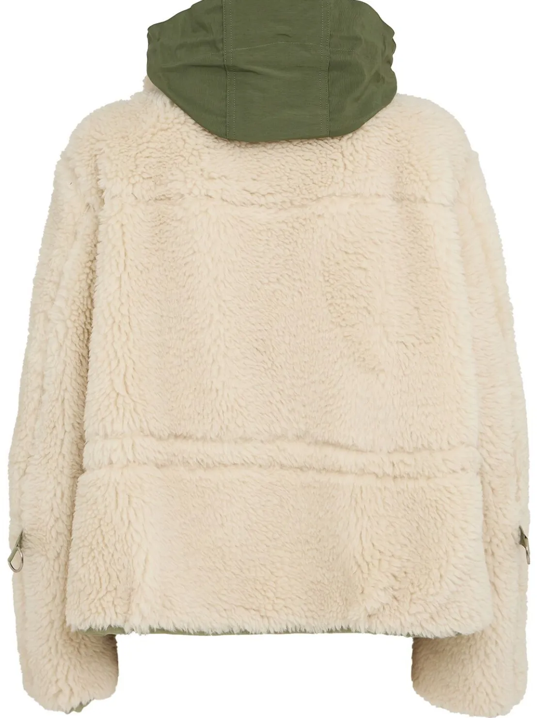 Giacca in lana e teddy