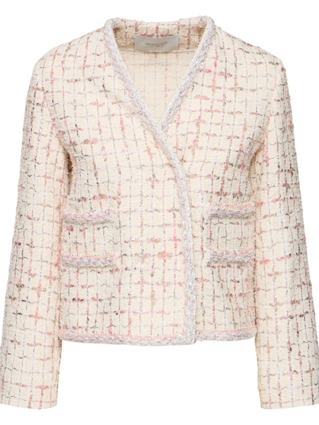 Giacca in lurex bouclé