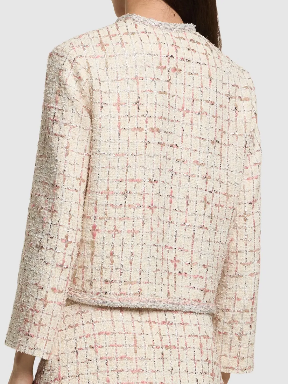 Giacca in lurex bouclé