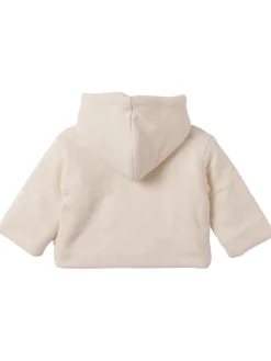 Giacca in misto cotone con cappuccio