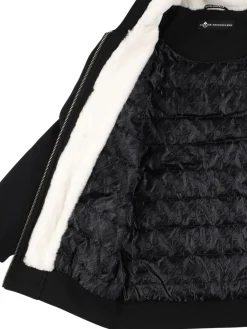 Giacca in misto cotone con cappuccio