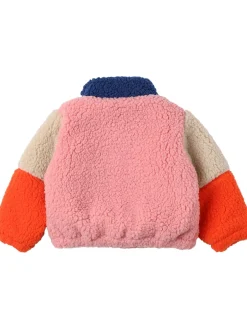 Giacca in orsetto color block