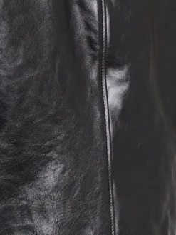 Giacca in pelle con zip
