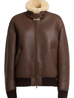 Giacca in shearling e pelle