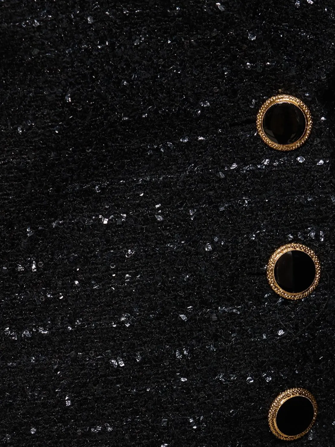 Giacca in tweed con paillettes