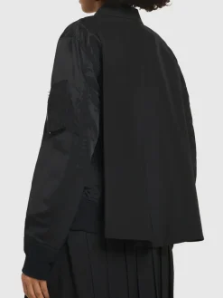 Giacca in twill di nylon