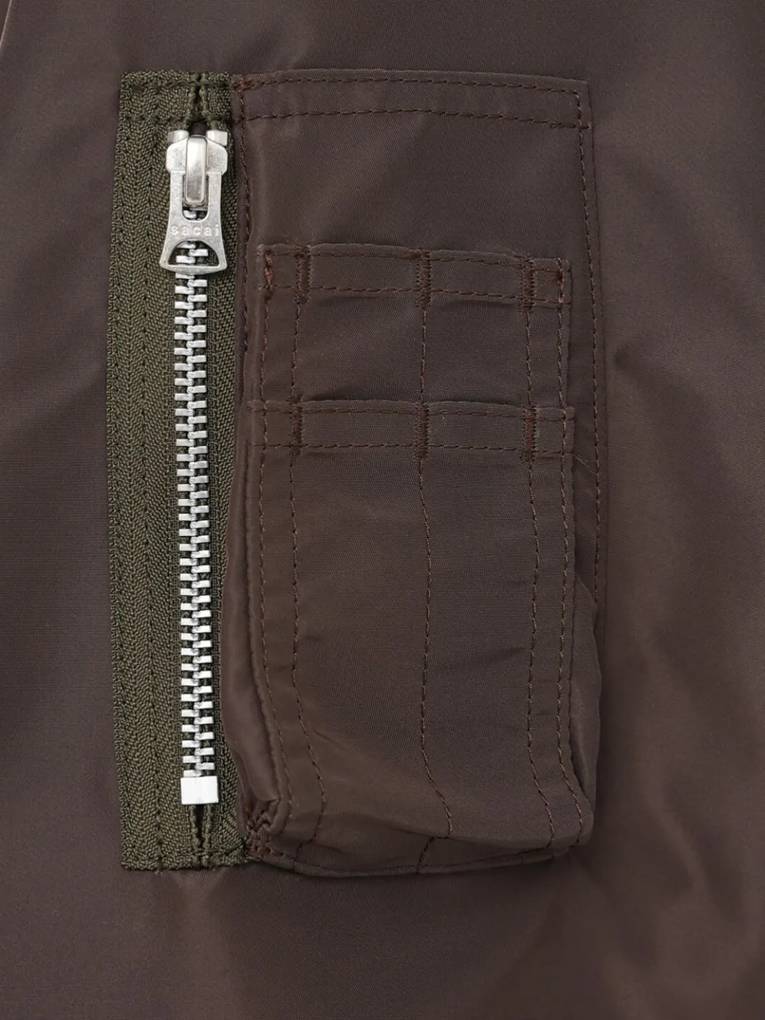 Giacca in twill di nylon