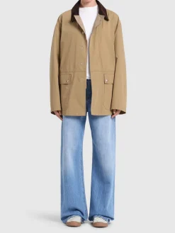 Giacca oversize Frank in gabardina