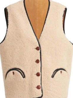 Gilet Gliss in shearling