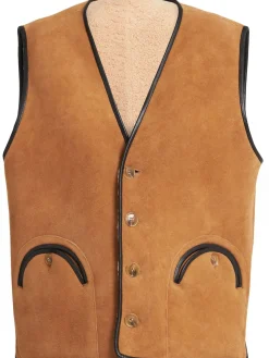 Gilet Gliss in shearling