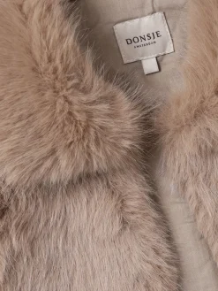 Gilet in materiale peluche