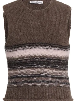 Gilet in misto mohair