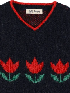 Gilet Pepette in maglia di misto lana