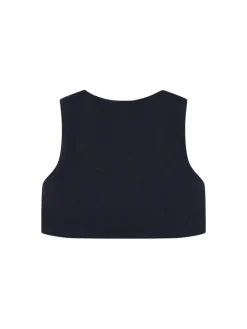 Gilet Talita in cotone con ricami