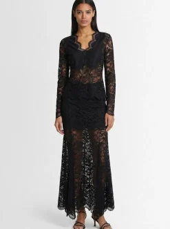 Gonna in pizzo stretch