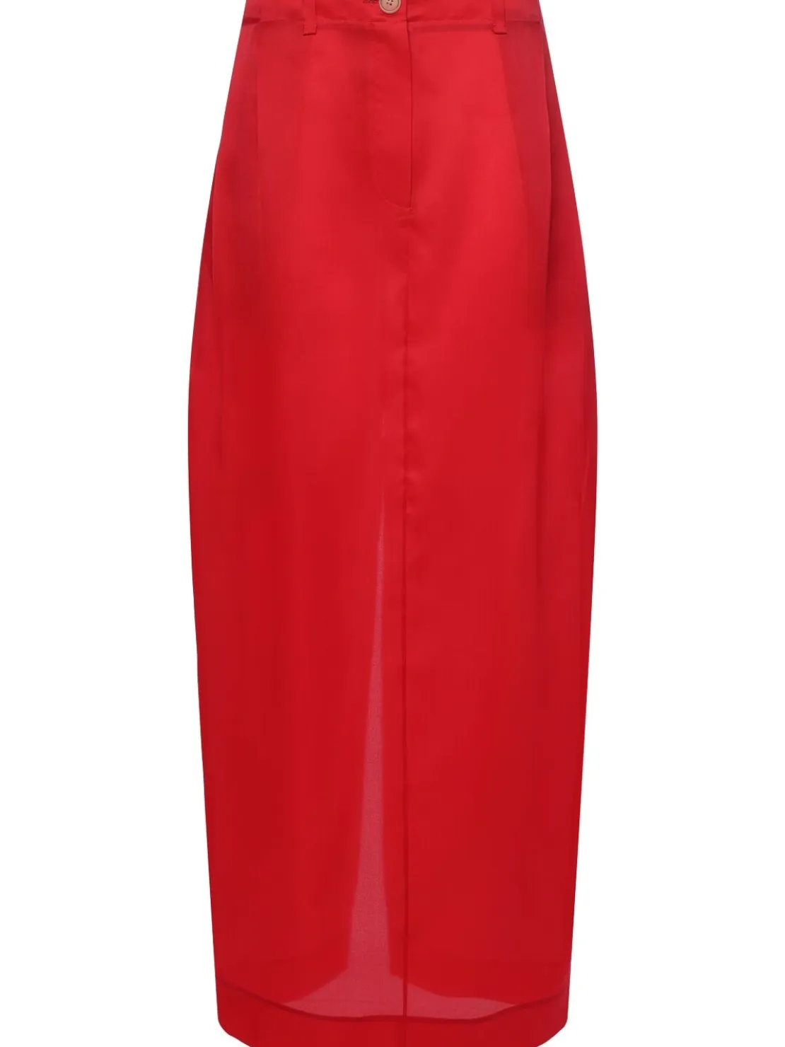 Gonna lunga Lucian in organza di seta