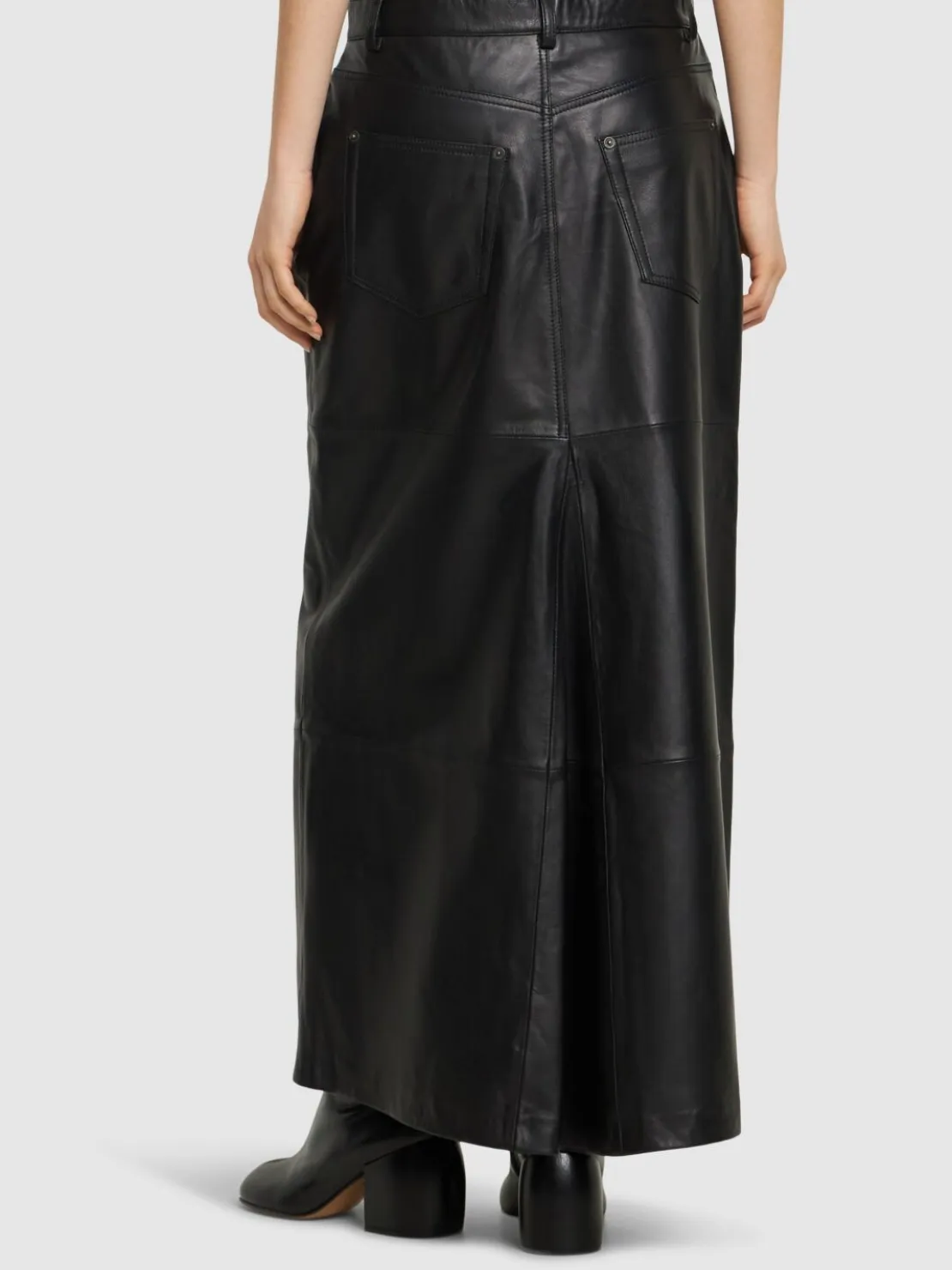 Gonna maxi Veda Tazz in pelle