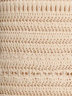 Gonna midi in misto cotone / paillettes