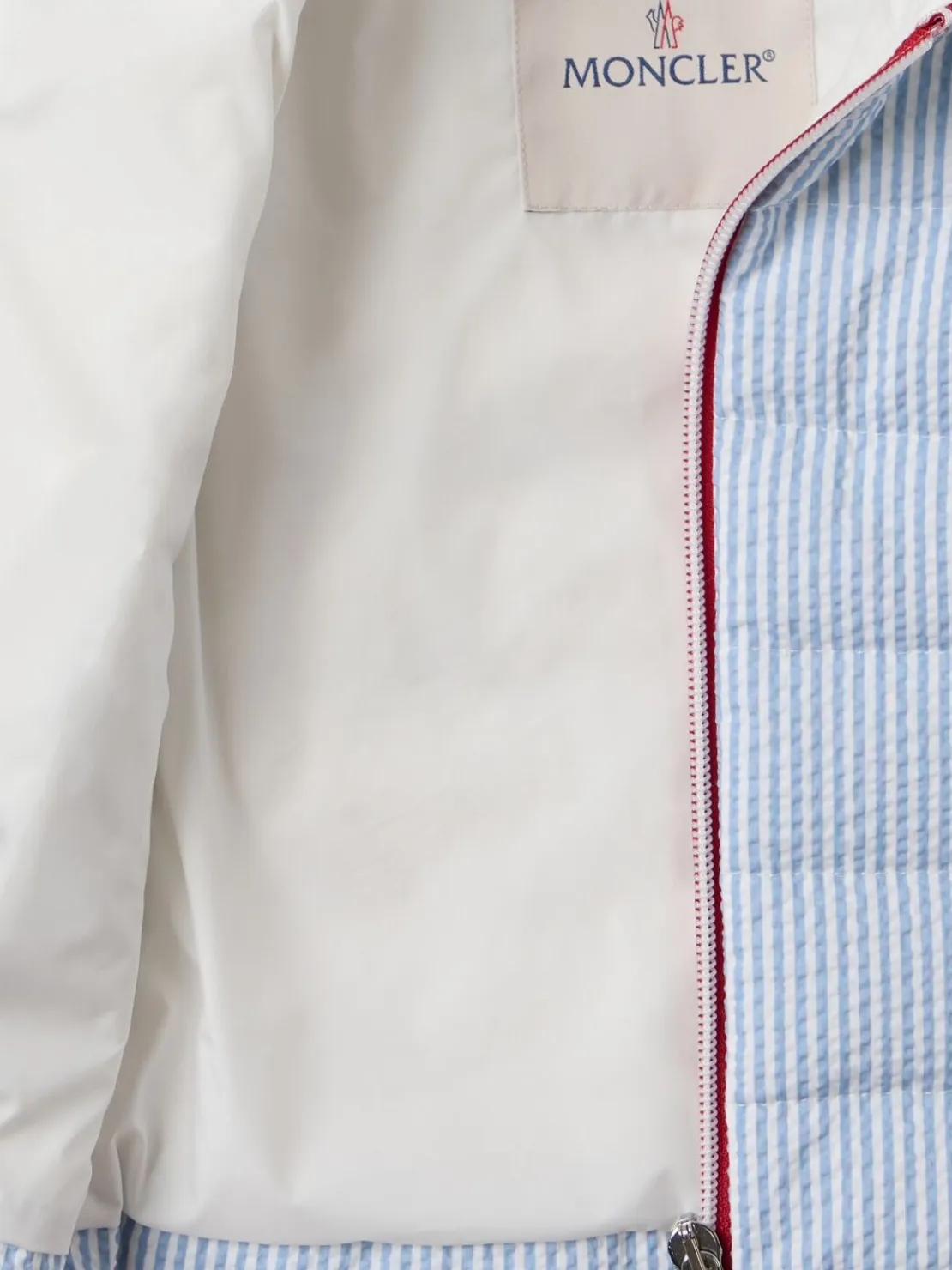 Haluk cotton seersucker down jacket