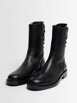 Heiko back lace-up ankle boots