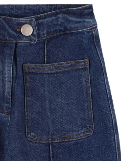 Jeans a gamba larga stonewashed