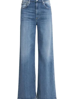 Jeans ampi vita media Lyra