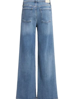 Jeans ampi vita media Lyra