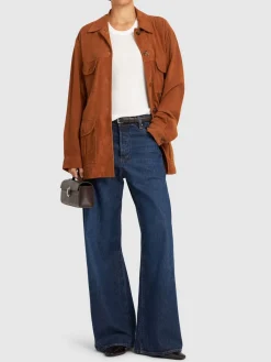 Jeans ampi vita media The Loose in cotone