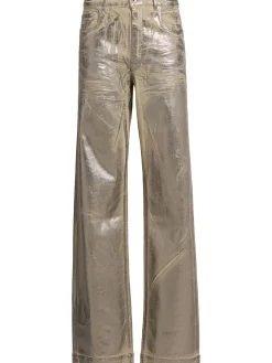 Jeans baggy fit vita bassa Geth in denim
