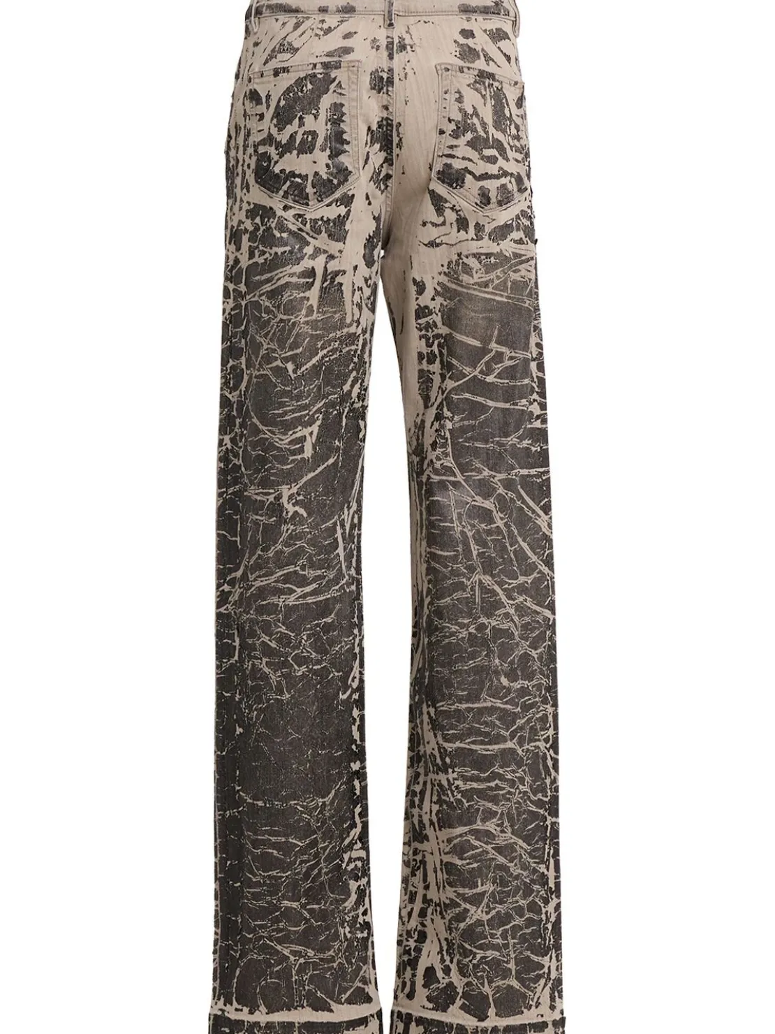 Jeans baggy vita media Geth in denim