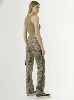 Jeans baggy vita media Geth in denim
