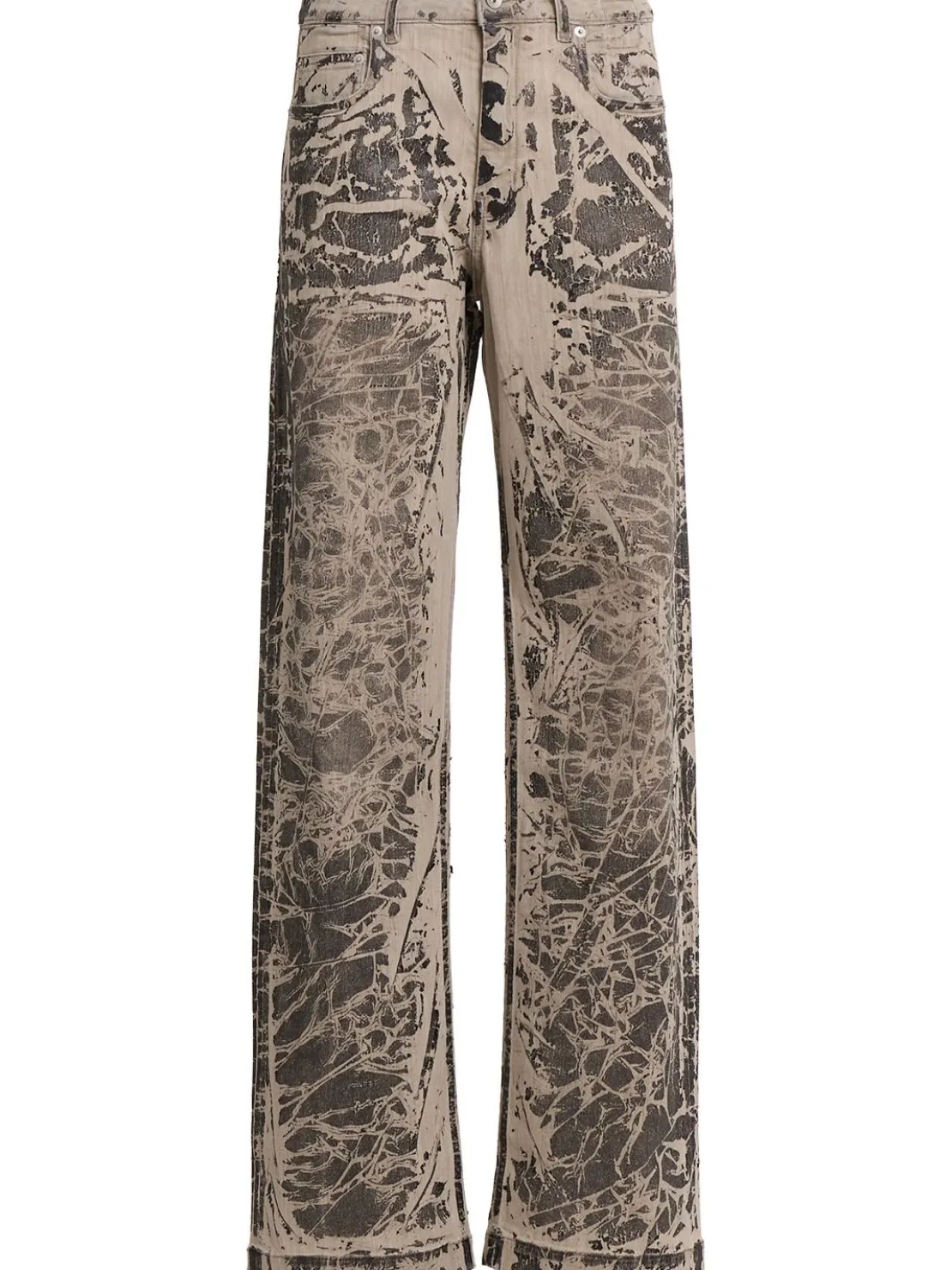 Jeans baggy vita media Geth in denim
