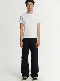 Jeans cargo in cotone